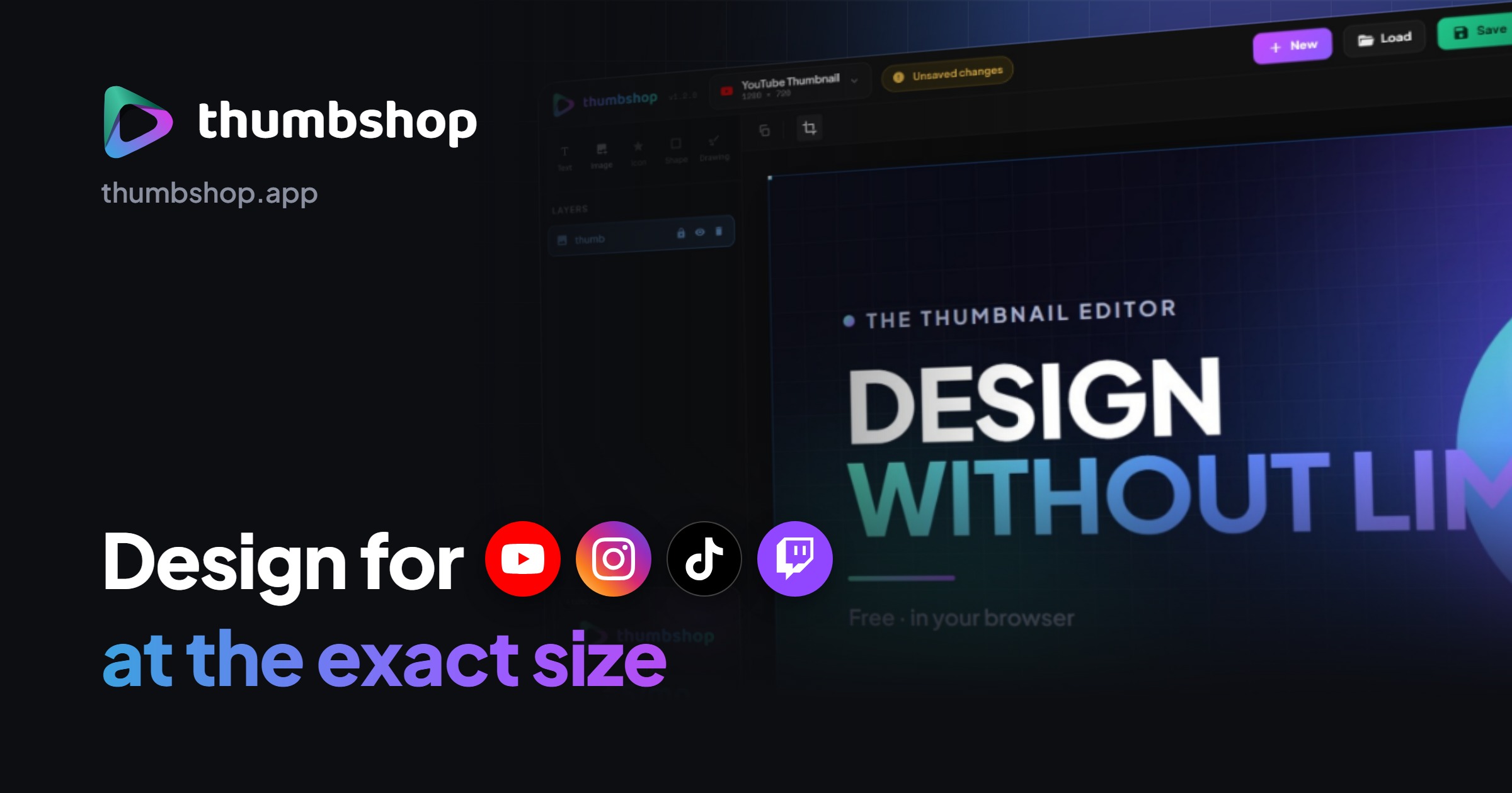 ThumbShop Interface Preview